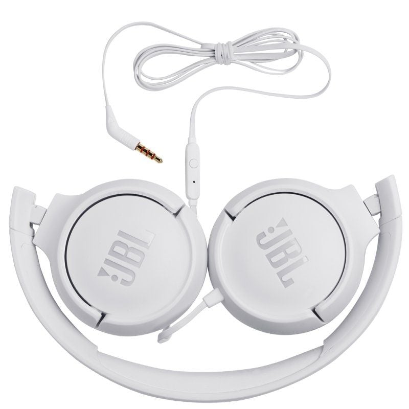 Auriculares JBL Tune 500
con Micrófono
Jack 3.5
Blancos