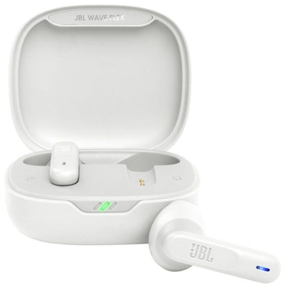 Auriculares Bluetooth JBL Wave Flex con estuche de carga
Autonomía 8h
Blancos