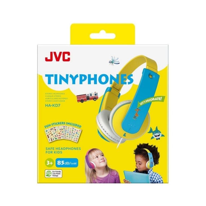 Auriculares Infantiles JVC HA-KD7
Jack 3.5
Amarillos