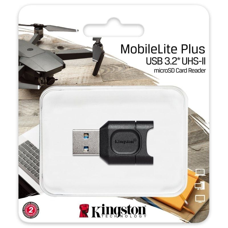 Lector de Tarjetas Externo Kingston MobileLite Plus MicroSD
USB 3.2