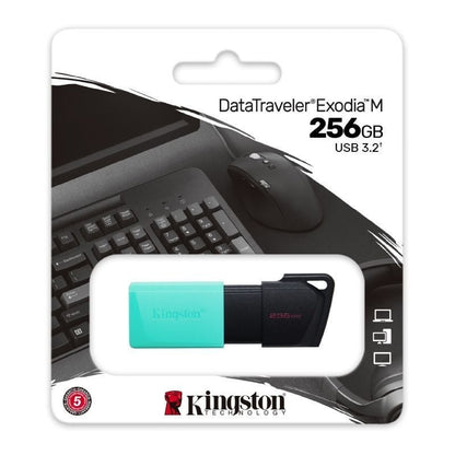 Kingston DataTraveler DTXM 256GB USB 3.2 Gen1 Turq