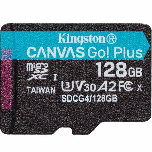 Tarjeta de Memoria Kingston CANVAS Select Plus 128GB microSD XC
Clase 10
200MBs