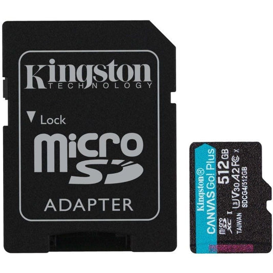 Kingston microSD Canvas Go! Plus 4 512GB 200 MB-s
