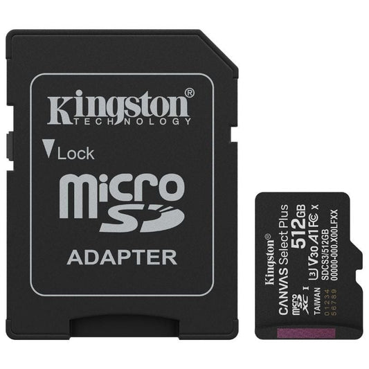 Kingston SDCS3/512GB microSDXC Gen3 150MB/s A1