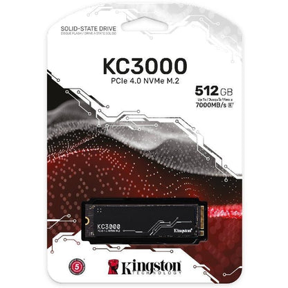Disco SSD Kingston KC3000 512GB
M.2 2280 PCIe Gen4
con Disipador de Calor
Full Capacity
