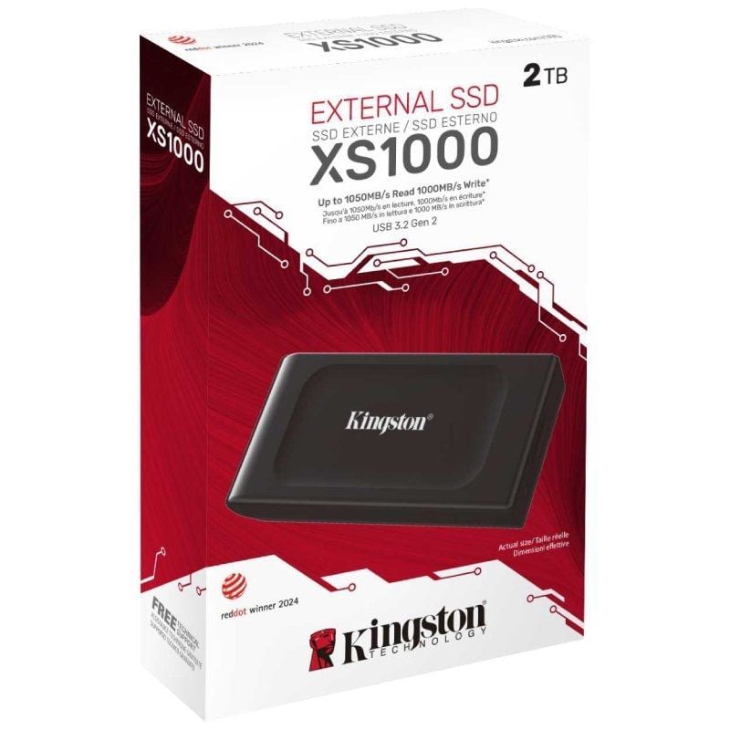 Kingston XS1000 Portable SSD 2Tb USB 3.2 tipo-C