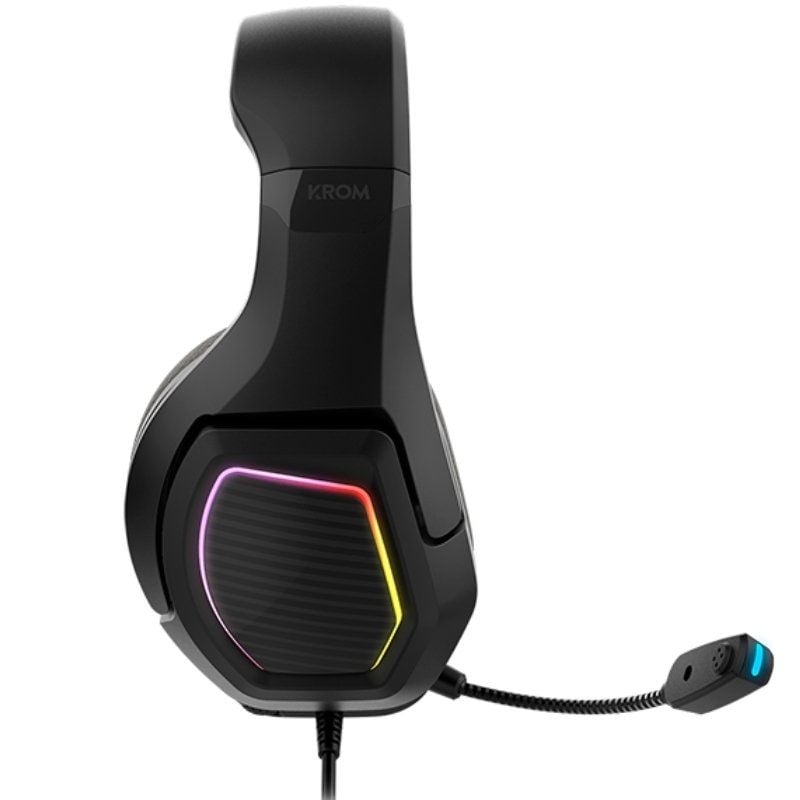 KROM KOPA AURICULARES GAMING 7.1 VIRTUAL NEGRO