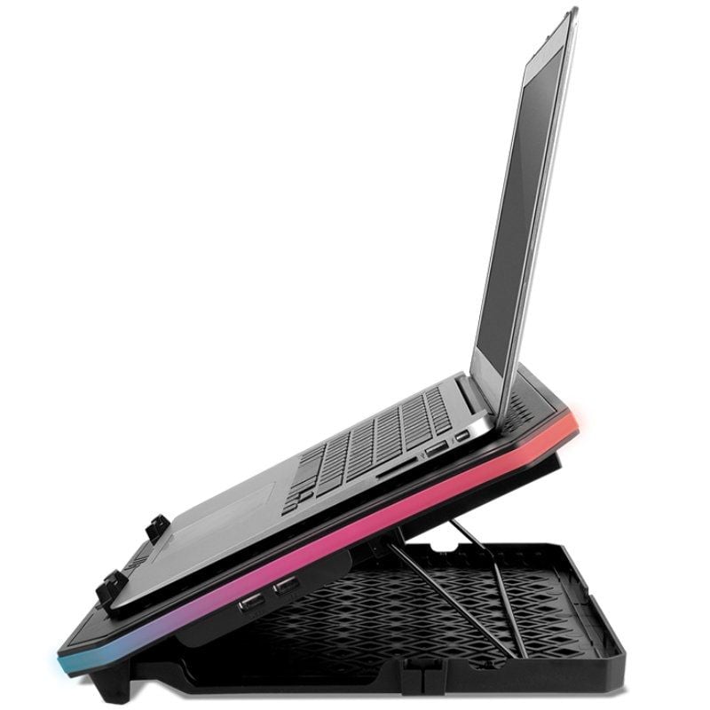 Soporte Refrigerante Krom Kooler para Portátiles hasta 19"
Iluminación LED