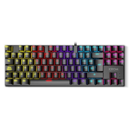 KROM Teclado Gaming NXKROMKASICTKL  TKL RAINBOW