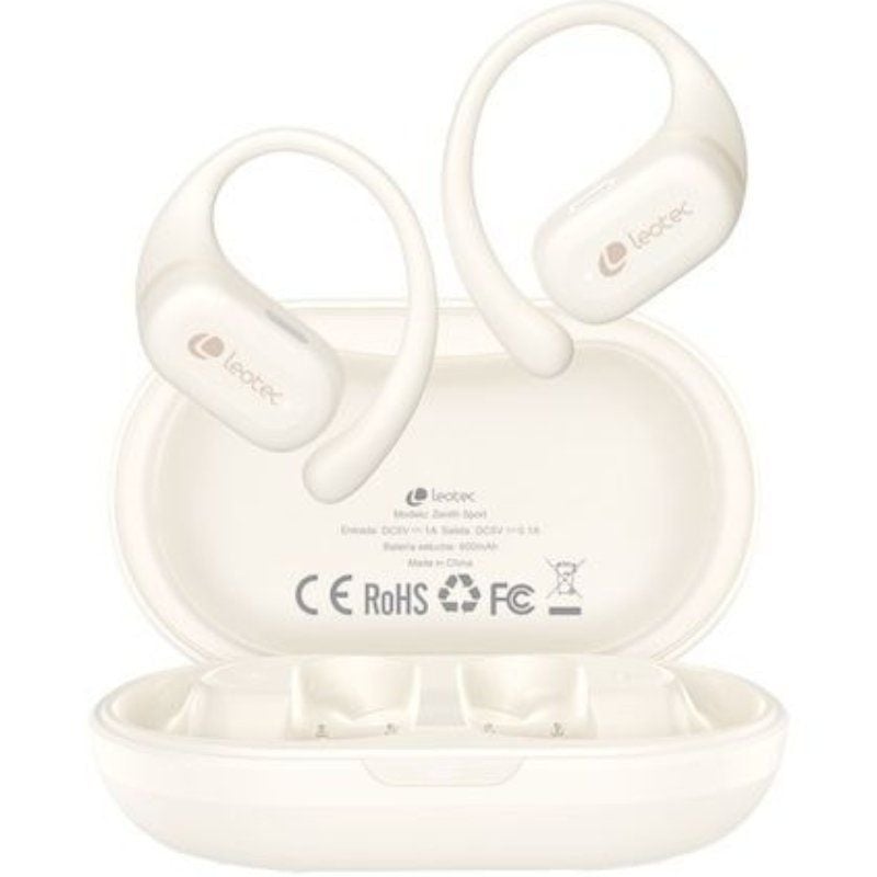 Auriculares Deportivos Bluetooth Leotec Open Air Zenith Sport con estuche de carga
Autonomía 6.5h
Beige