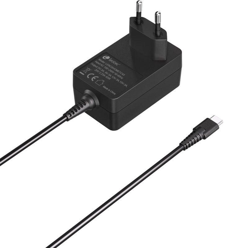 Cargador de Portátil Universal Leotec Notebook 45W Type-C
1x USB Tipo-C
2.25A