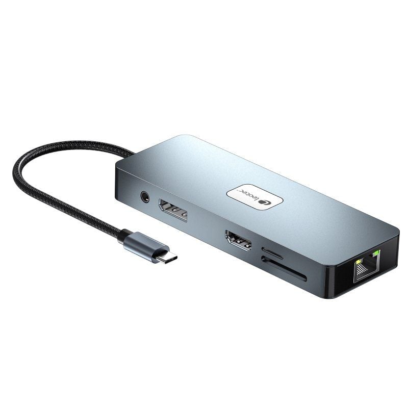 Docking USB Tipo-C Leotec LEDS03
3xUSB
1xUSB Tipo-C PD
1xHDMI 4K
1xDisplayPort
1xVGA
1xAudio
1xRJ45
1xLector Tarjetas SD y MicroSD
Gris