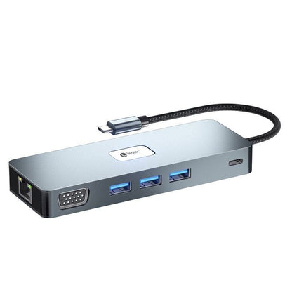 Docking USB Tipo-C Leotec LEDS03
3xUSB
1xUSB Tipo-C PD
1xHDMI 4K
1xDisplayPort
1xVGA
1xAudio
1xRJ45
1xLector Tarjetas SD y MicroSD
Gris