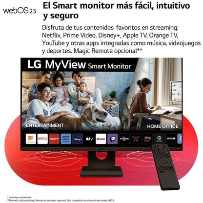 Smart Monitor LG MyView 32SR50F-B 31.5"
Full HD
Multimedia
Smart TV
Negro