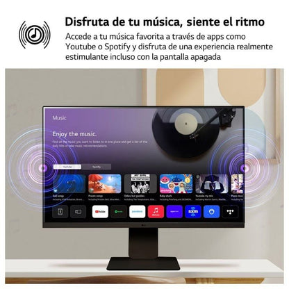 Smart Monitor LG MyView 32SR50F-B 31.5"
Full HD
Multimedia
Smart TV
Negro