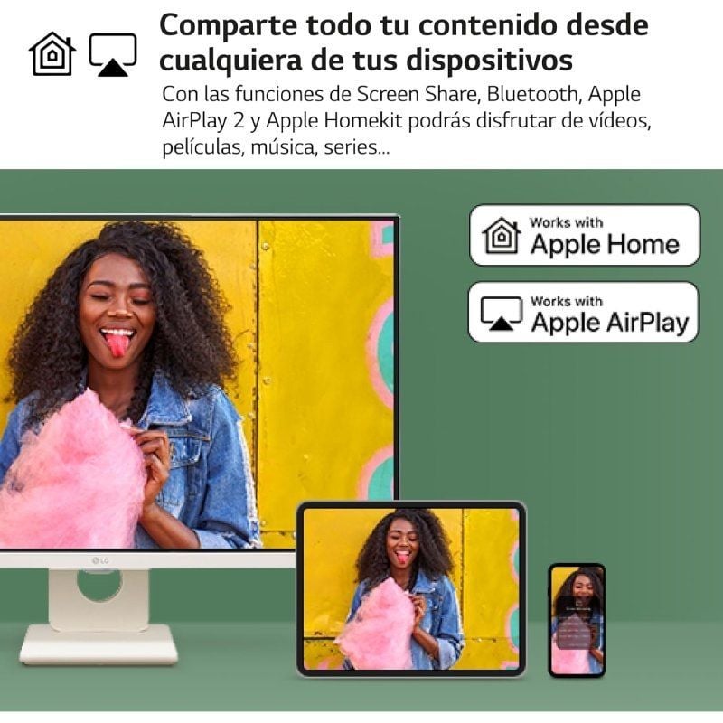 LG 32SR50F-W monitor Smart 32"IPS FHD HDMI USB MM