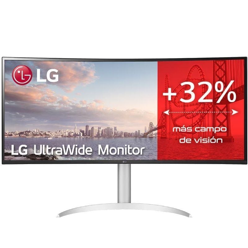 Monitor Profesional Ultrapanorámico LG UltraWide 34WQ650-W 34"
WFHD
Multimedia
Regulable en Altura
Plata y Blanco