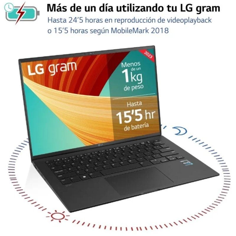 Portátil LG Gram 14Z90R-Q.AP75B Intel Core i7-1370P
32GB
512GB SSD
14"
Win11 Pro