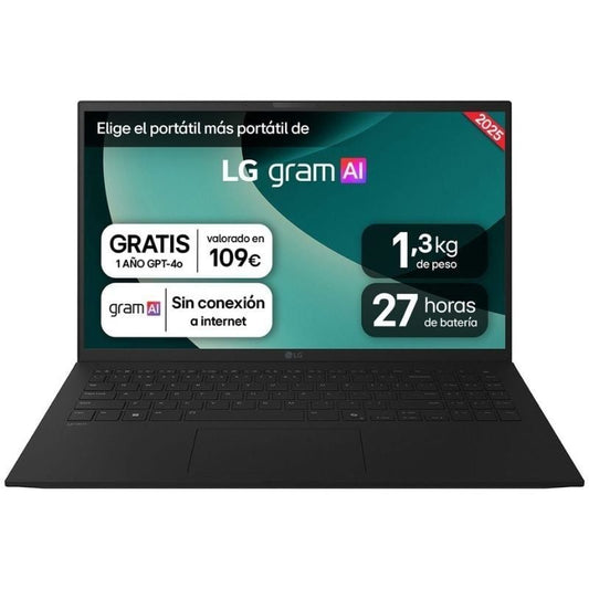 Portátil LG Gram 15ZD80T-G.AX55B Ryzen AI 5-340
16GB
512GB SSD
15.6"
Sin Sistema Operativo
