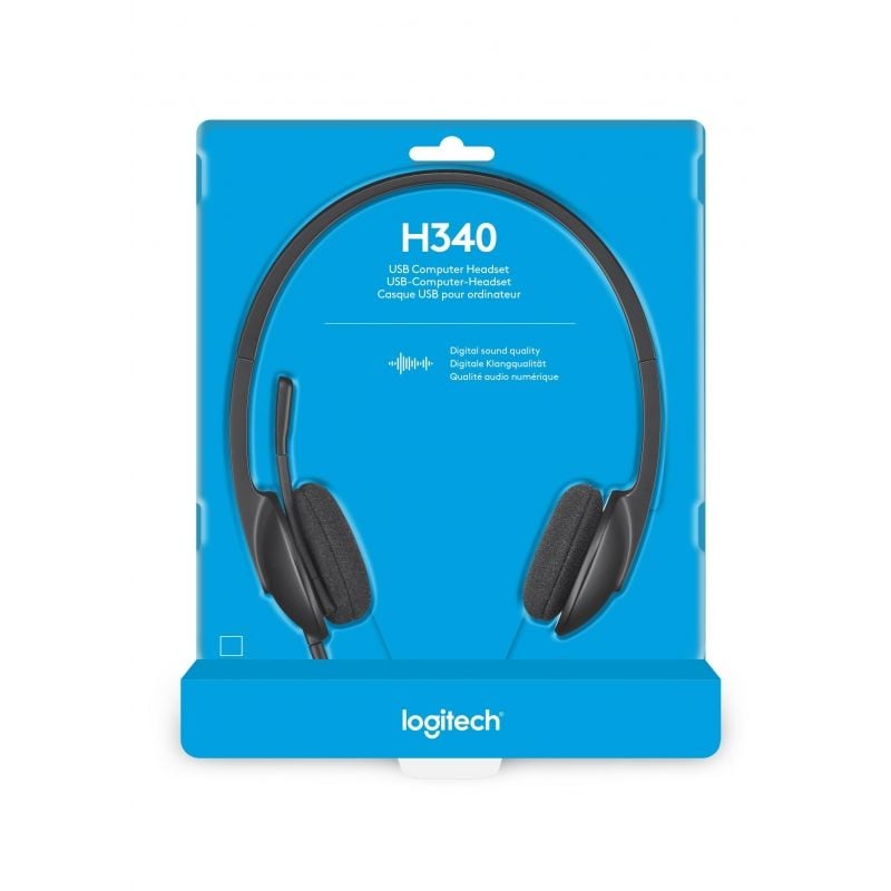 Logitech Auricular+Micro H340 USB