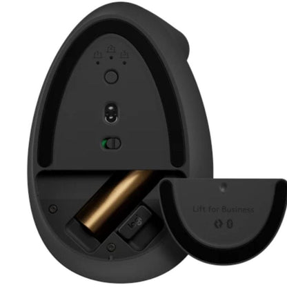 Ratón Vertical Inalámbrico por Bluetooth
2.4GHz Logitech Lift Vertical Ergonomic Mouse Business
Hasta 4000 DPI
Grafito
