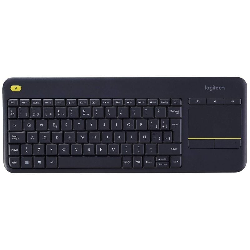 Logitech Teclado K400 920-007137 Plus Touch Negro