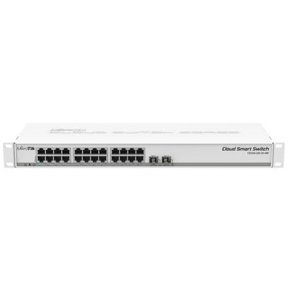 Switch Mikrotik CSS326-24G-2S+RM 26 Puertos
RJ45 10/100/1000
SFP
PoE IN