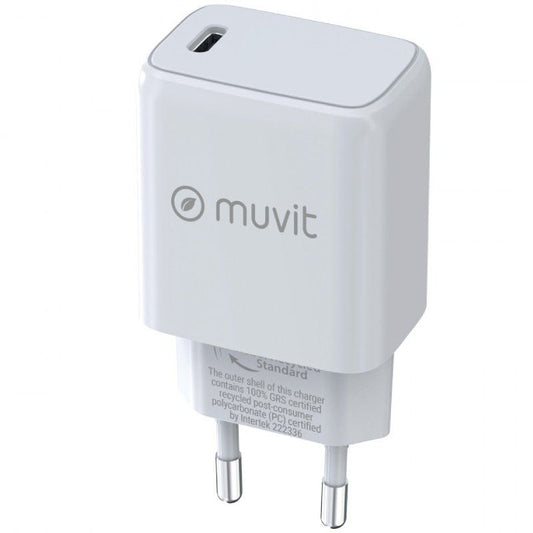Cargador de Pared Muvit For Change MCACC0014
1xUSB Tipo-C
30W