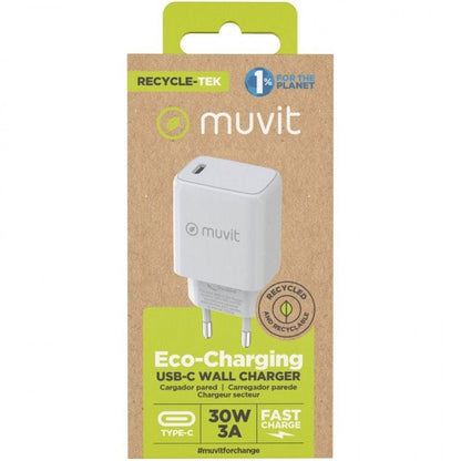 Cargador de Pared Muvit For Change MCACC0014
1xUSB Tipo-C
30W