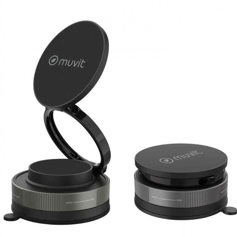 Soporte de Smartphone para Coche Muvit For Change MCCHL0035
Negro