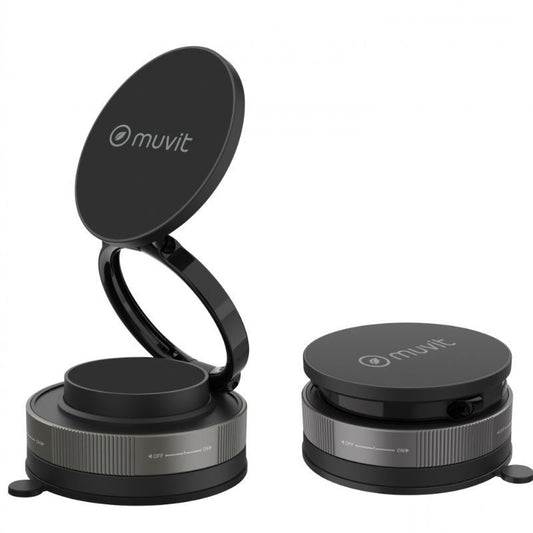 Soporte de Smartphone para Coche Muvit For Change MCCHL0035
Negro