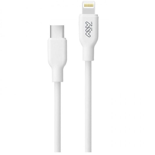 Cable USB 2.0 Tipo-C Lightning Myway MWUSC0023
USB Tipo-C Macho - Lightning Macho
1m
Blanco
