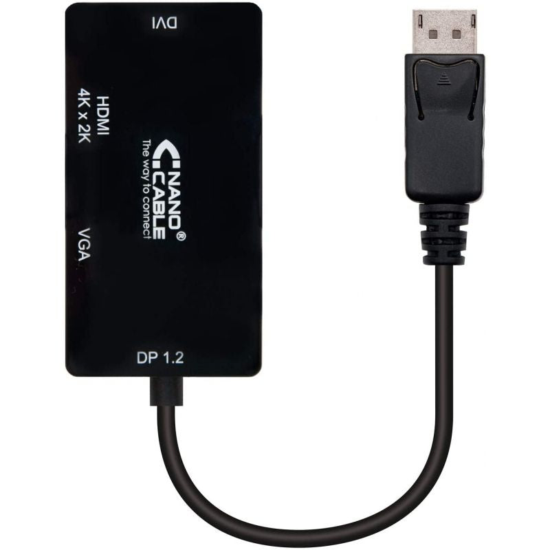 Nanocable Conversor Displayport  A VGA/DVI/HDMI