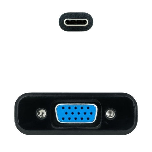 Cable Conversor Nanocable 10.16.4101-BK
USB Tipo-C Macho - VGA Hembra