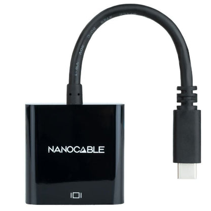 Cable Conversor Nanocable 10.16.4101-BK
USB Tipo-C Macho - VGA Hembra