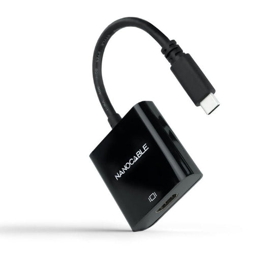 Conversor Nanocable 10.16.4102-BK
USB Tipo-C Macho - HDMI Hembra
15cm
Negro