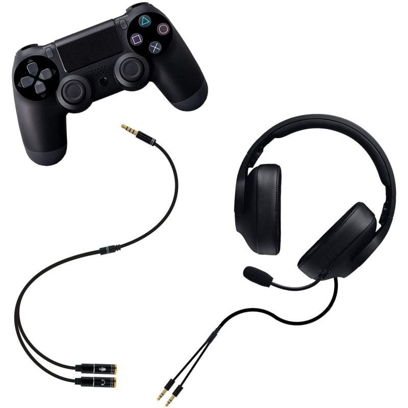 Cable Estéreo Nanocable 10.24.1202
Jack 3.5 Macho - 2x Jack 3.5 Hembra
30cm
Negro