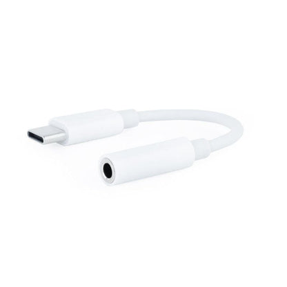 Nanocable Adaptador Audio USB-C-M a Jack-H, Blanco