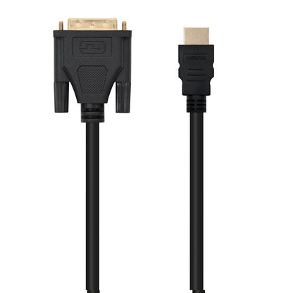 Nanocable Cable DVI/HDMI DVI18+1/M-HDMI A/M,1.8 M