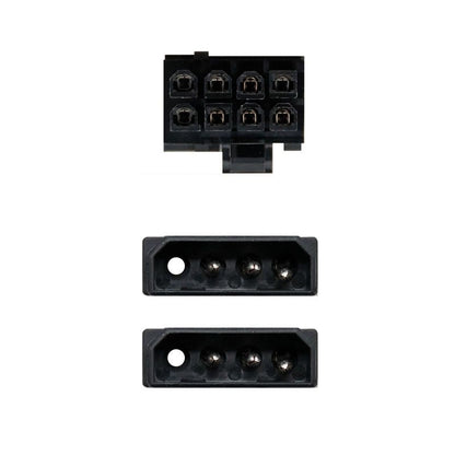 Nanocable Cable VGA 2x5.25"/M-PCI-E(6+2PIN)/M 20cm