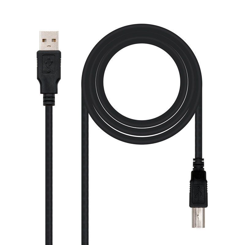 Nanocable Cable USB 2.0 Tipo A - B Negro 4.5M
