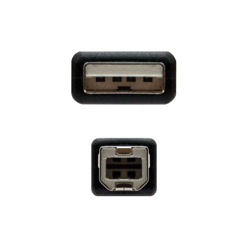 Nanocable Cable USB 2.0 Tipo A - B Negro 4.5M