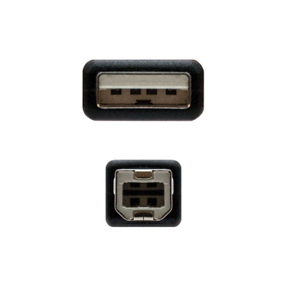 Nanocable Cable USB 2.0 Tipo A - B Negro 4.5M