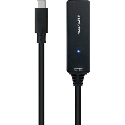 Cable Alargador USB Tipo-C 3.2 con Amplificador Nanocable 10.01.1311
USB Tipo-C Macho - USB Tipo-C Hembra
5m
Negro