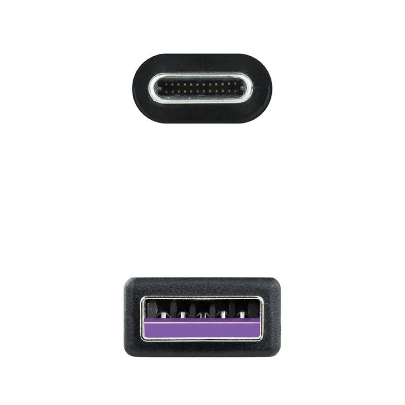 Cable USB 2.0 Nanocable 10.01.2101-L150
USB Tipo-C Macho - USB Macho
1.5m
Negro