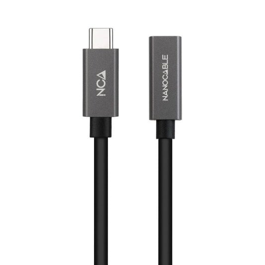 Cable Alargador USB 3.2 Nanocable 10.01.4402
USB Tipo-C Macho - USB Tipo-C Hembra
2m
Negro