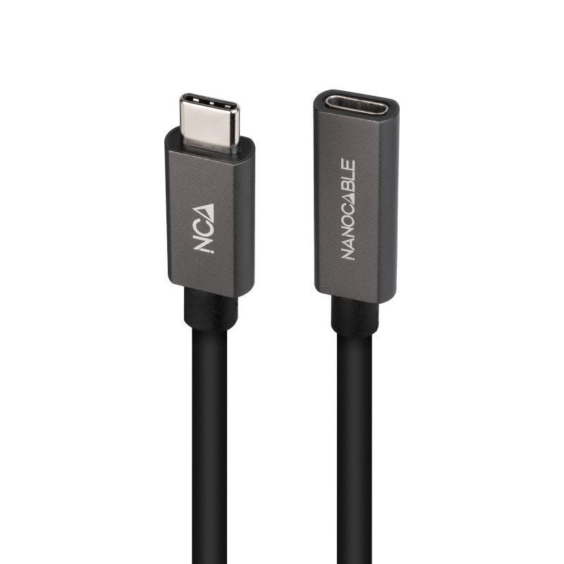 Cable Alargador USB 3.2 Nanocable 10.01.4402
USB Tipo-C Macho - USB Tipo-C Hembra
2m
Negro