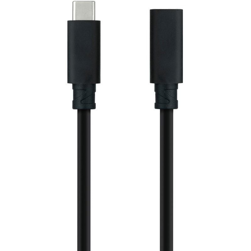 Cable Alargador USB Tipo-C 3.2 Nanocable 10.01.4501
USB Tipo-C Macho - USB Tipo-C Hembra
1m
Negro