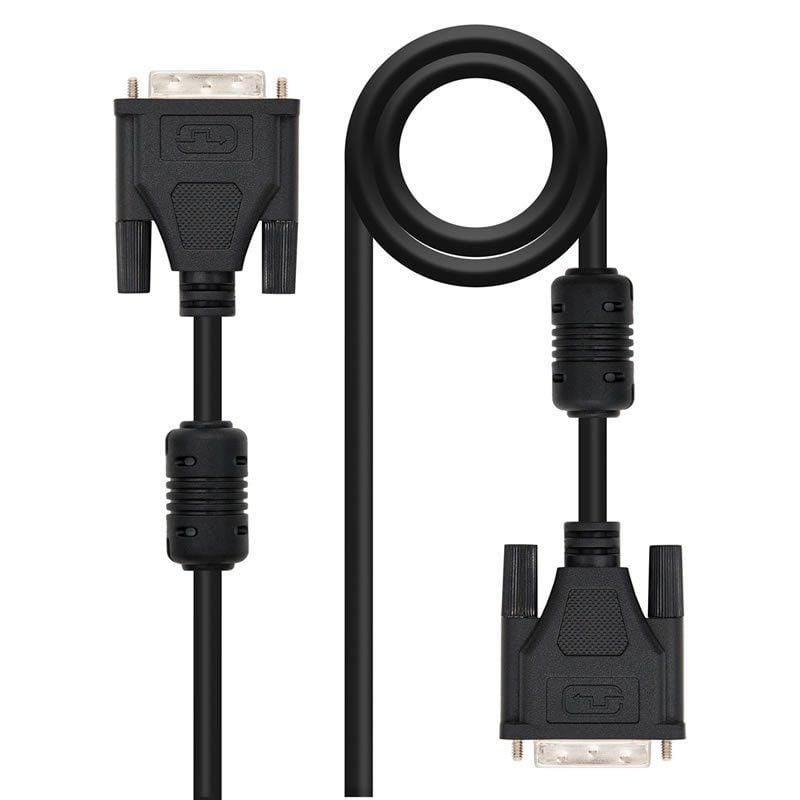 Cable DVI Dual Nanocable 10.15.0802
DVI Macho - DVI Macho
1.8m
Negro