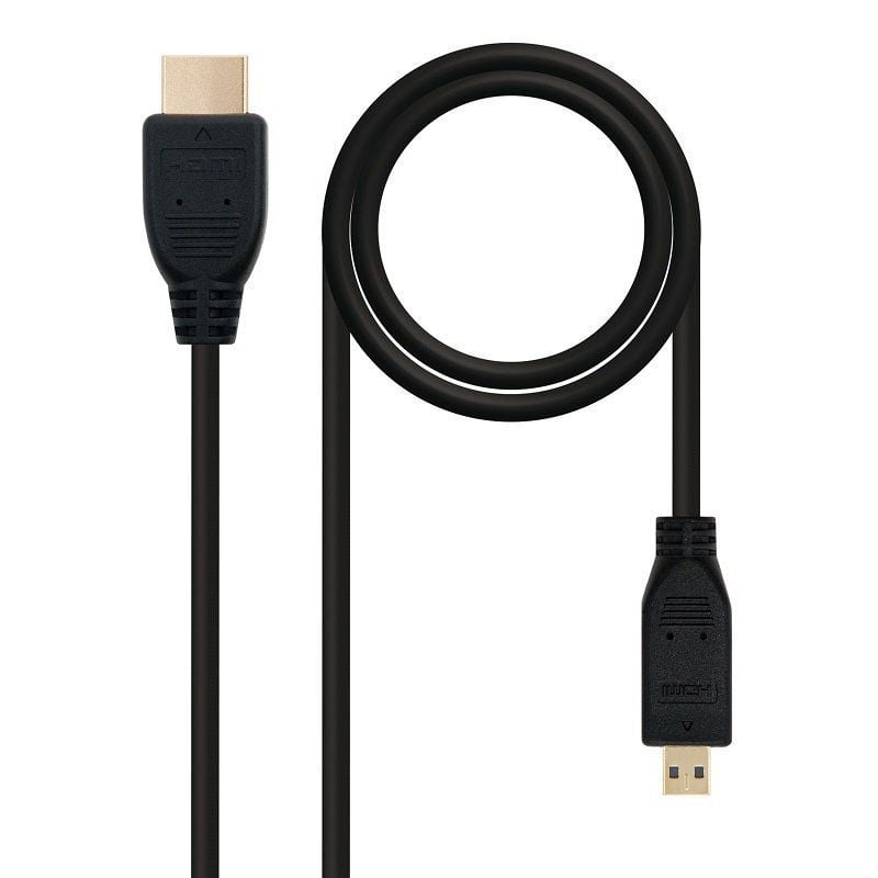 Cable Micro HDMI Nanocable 10.15.3502
HDMI Macho - Micro HDMI Macho
1.8m
Negro